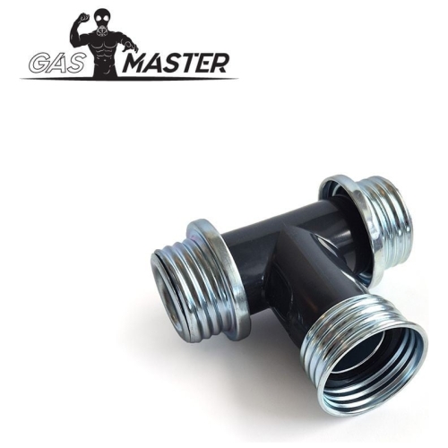 GasMaster Gas Mask Hose T-Splitter M-F-M