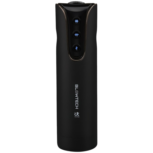 Dreamtoys - vibračný masturbátor pre mužov - úzky grip - čierny