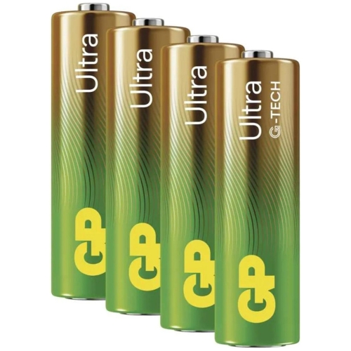 GP Ultra - alkalická batéria AA 4 ks