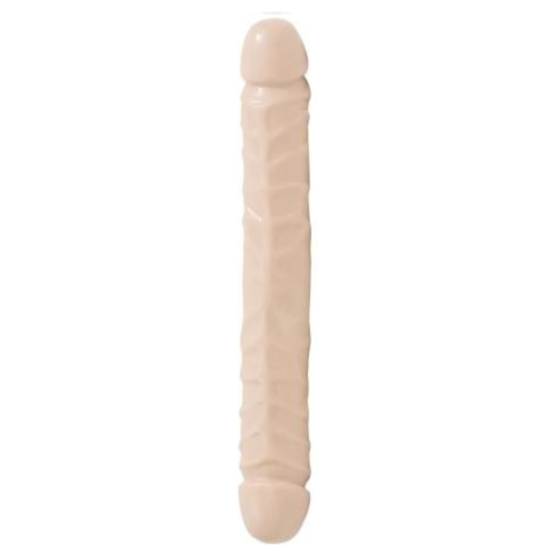Doc Johnson - dvojité dildo - realistické prevedenie - telová - 30