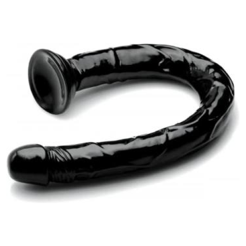 Hosed Anal Snake 19 - análny dildo s prísavkou - čierny