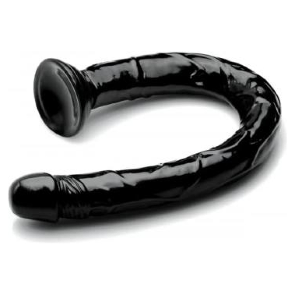 Hosed Anal Snake 19 - análny dildo s prísavkou - čierny
