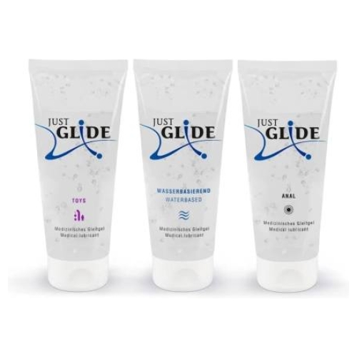 Just Glide - lubrikačný gél set - 3x200 ml
