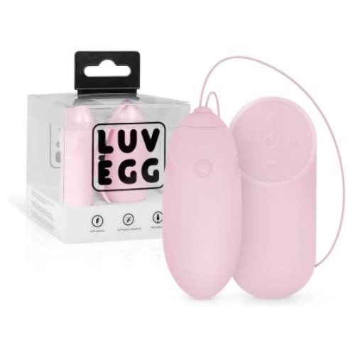 LUV EGG - vibračné vajíčko s diaľkovým ovládaním - dobíjacie - ružové