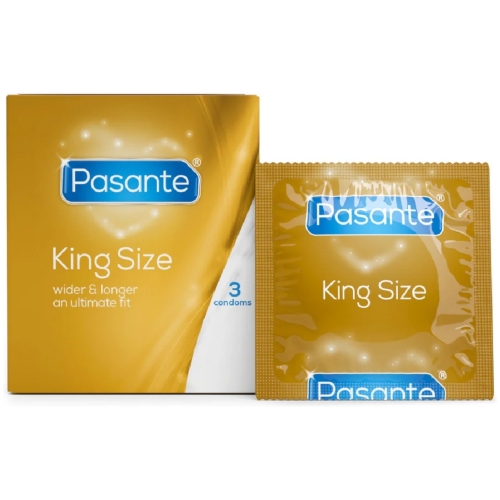 Pasante kondómy King Size 60 mm - 3 ks