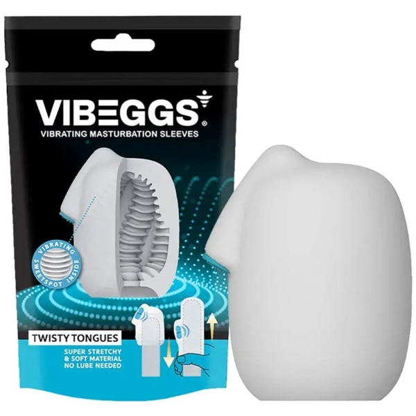 VIBEGGS Twisty Tongues vibračný masturbátor