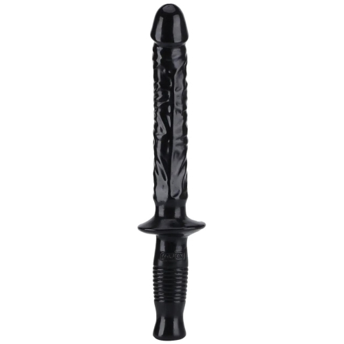 Get Real The Manhandler dildo s rukoväťou - čierne